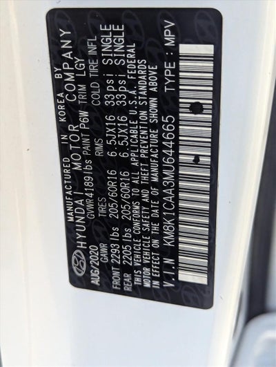 2021 Hyundai KONA SE Auto AWD