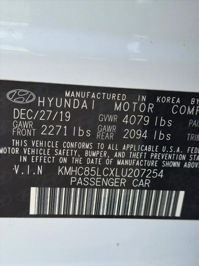 2020 Hyundai IONIQ Hybrid SEL Hatchback