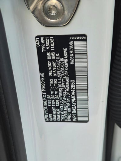 2021 Porsche Cayenne Coupe AWD