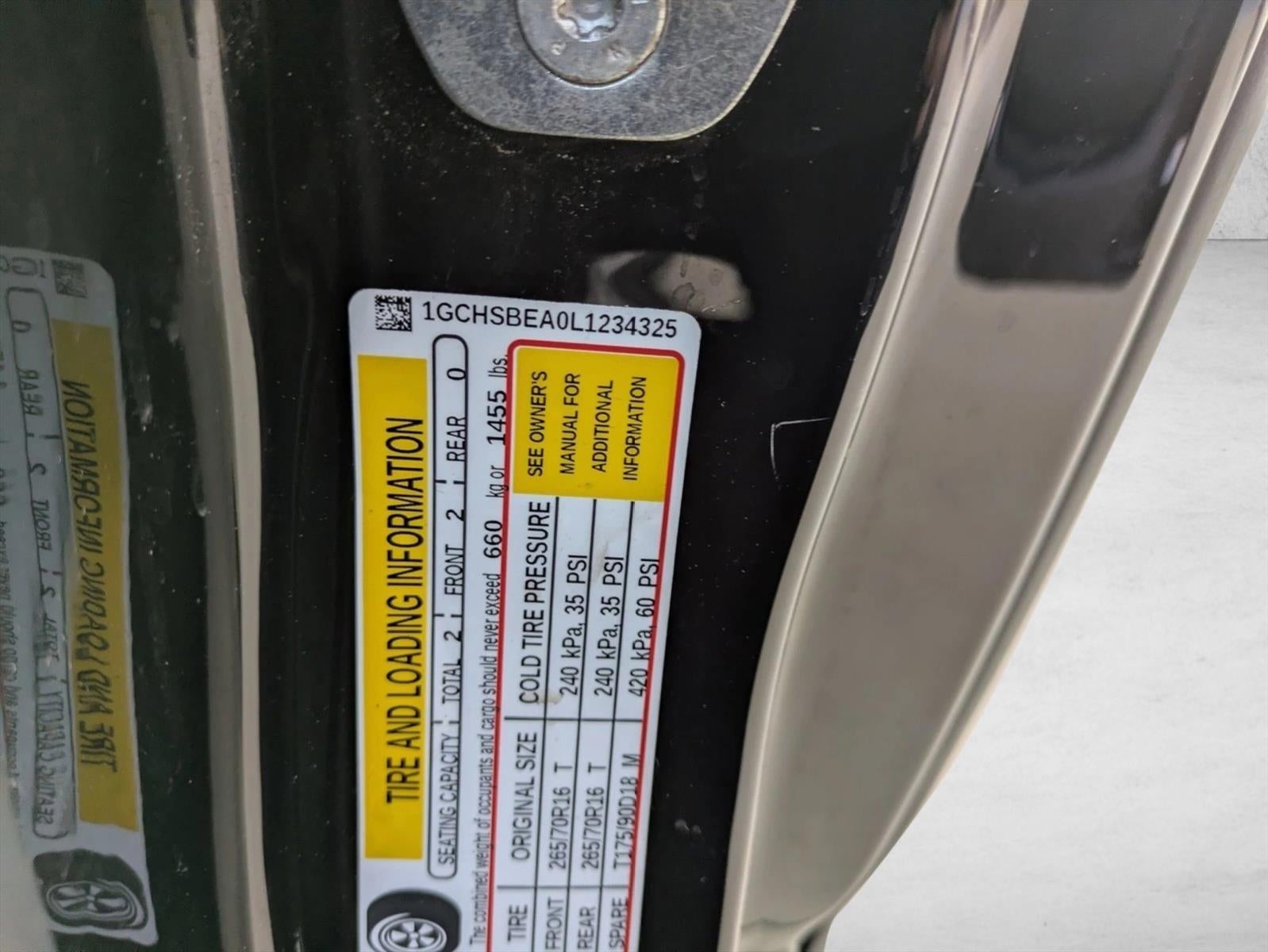 2020 Chevrolet Colorado Extended Cab Long Box 2-Wheel Drive WT