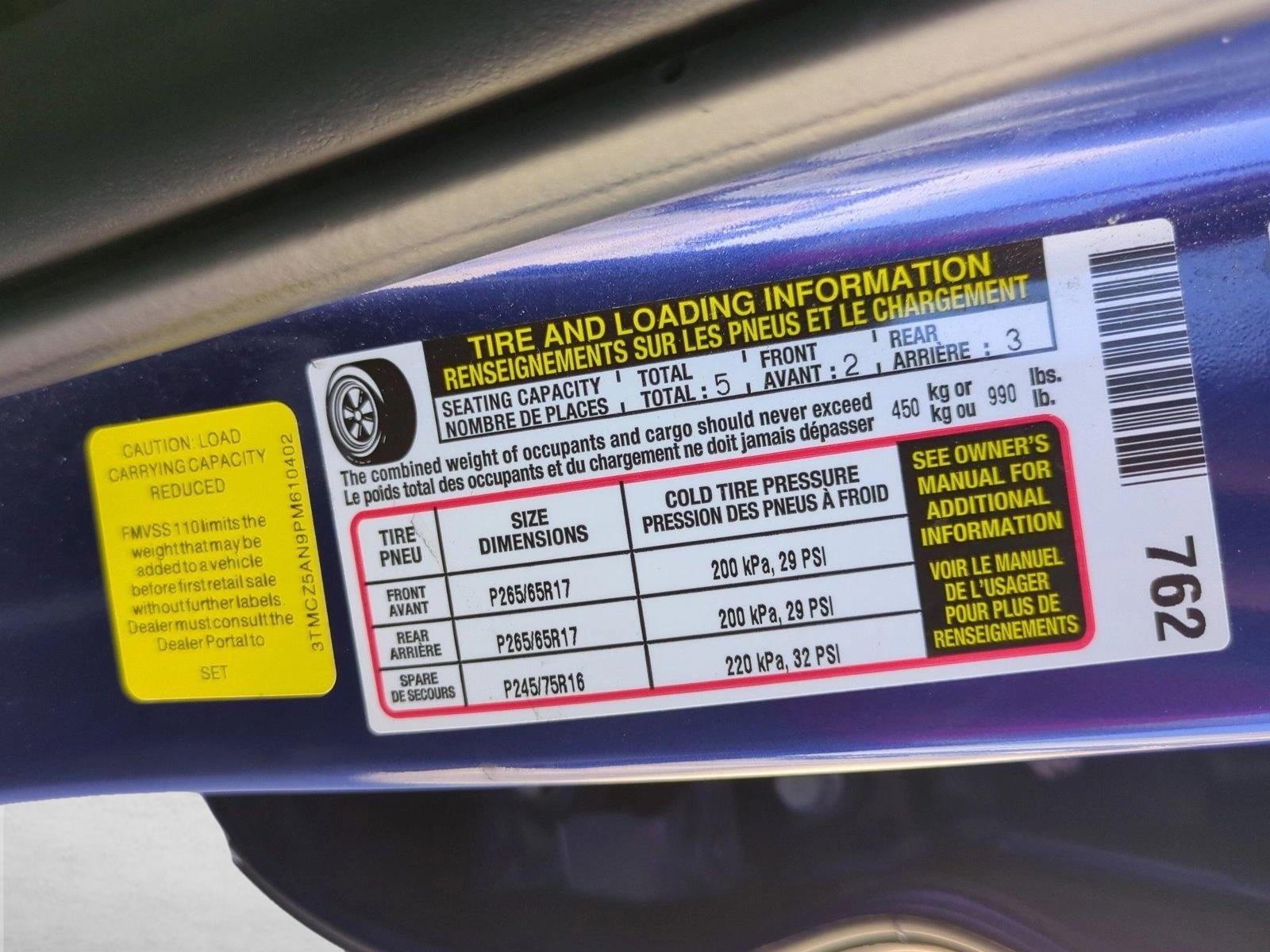 2023 Toyota Tacoma 4WD 4WD TRD Sport Double Cab 5' Bed V6 AT (Natl)