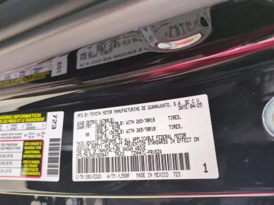 2025 Toyota Tacoma 4WD 4WD TRD Pro Hybrid Double Cab 5' Bed AT (Natl)