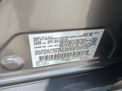 2014 Mitsubishi Outlander Sport 2WD 4dr CVT ES