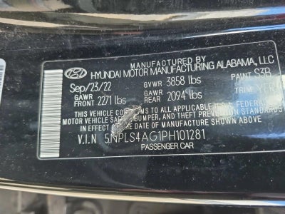 2023 Hyundai ELANTRA SEL IVT