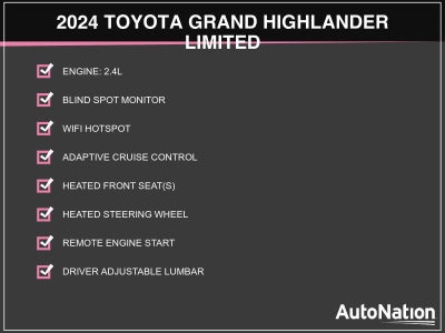 2024 Toyota Grand Highlander Limited FWD (Natl)