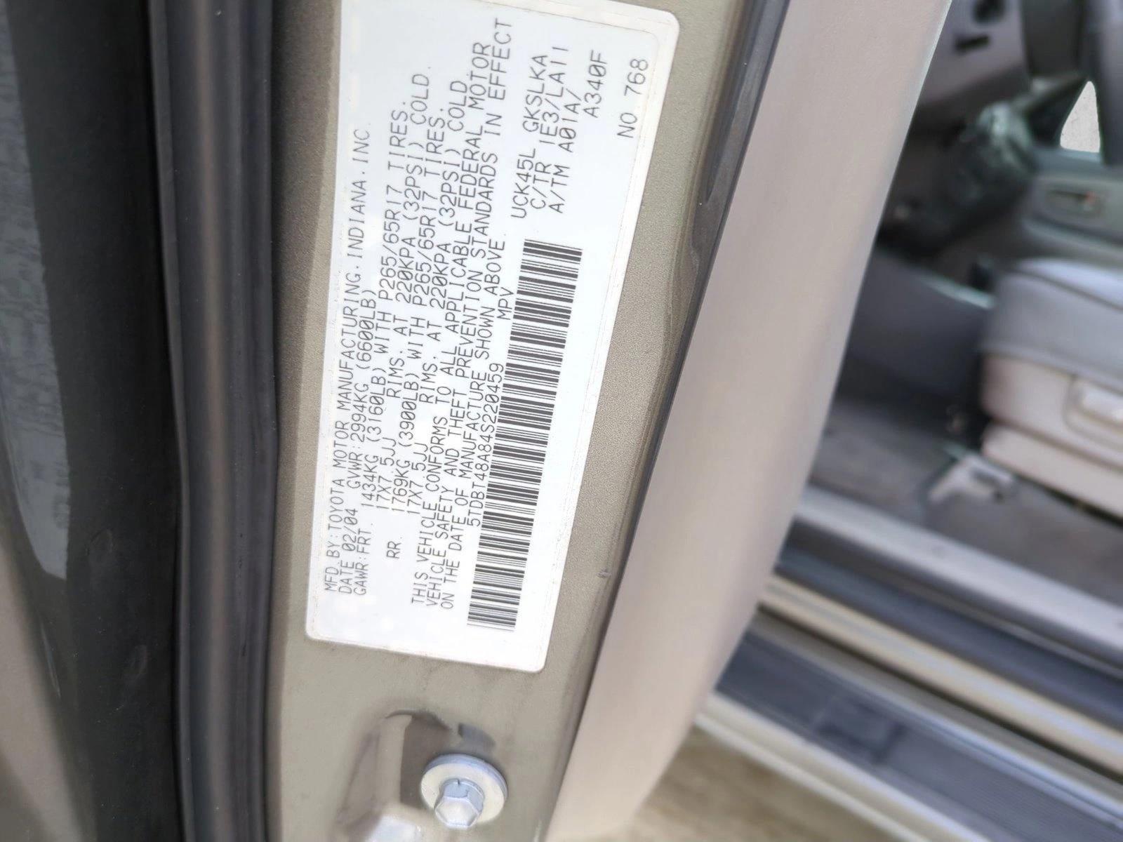 2004 Toyota Sequoia Limited