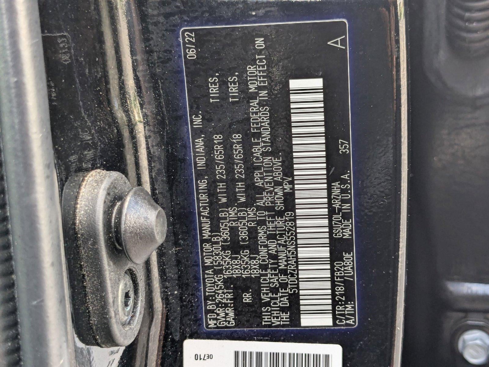 2022 Toyota Highlander L FWD (Natl)