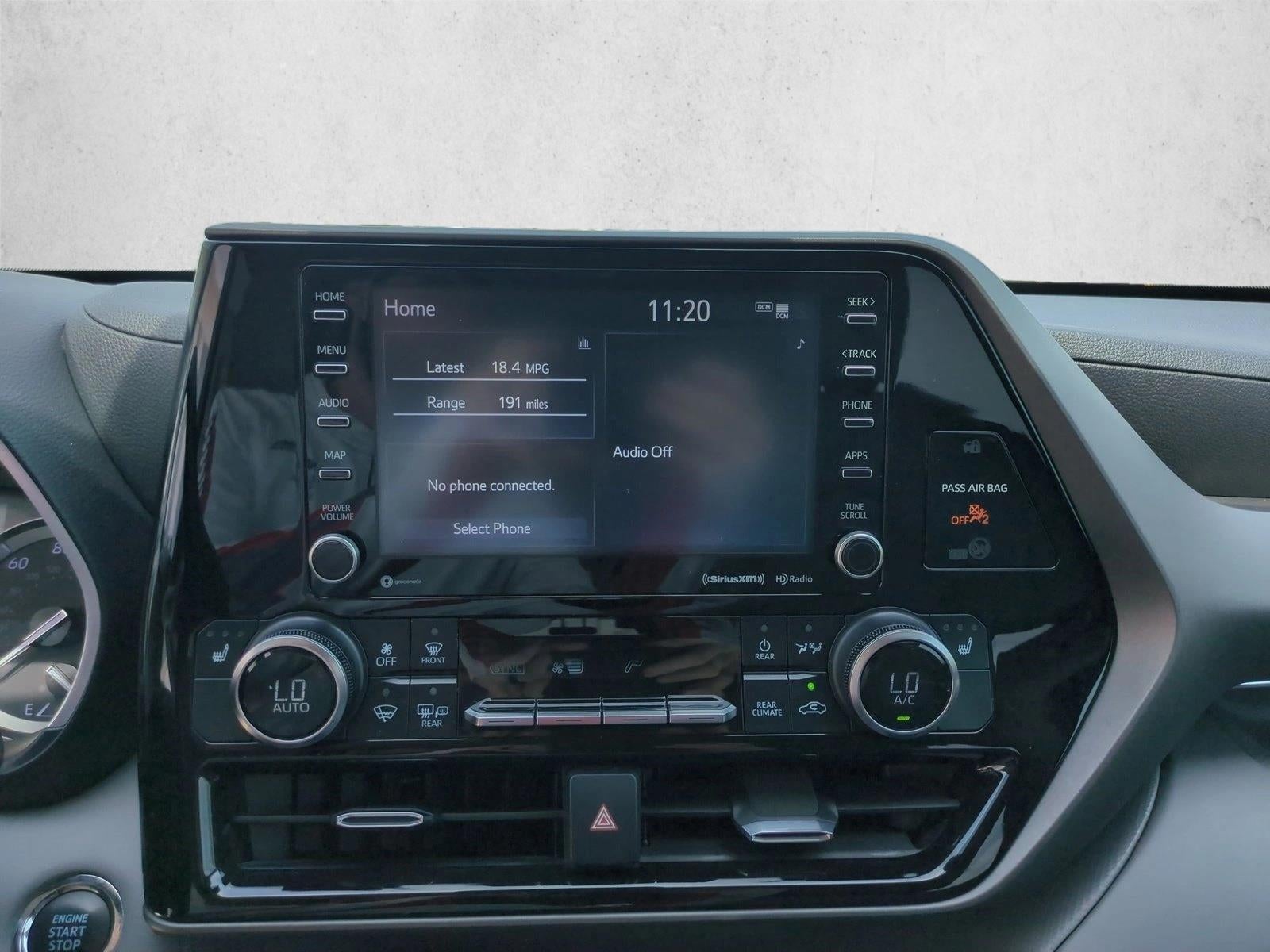2022 Toyota Highlander XLE FWD (Natl)