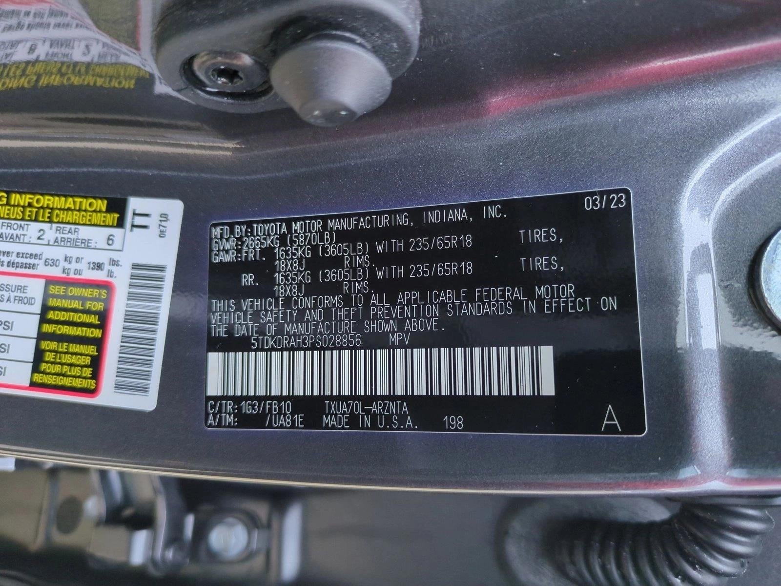 2023 Toyota Highlander LE FWD (GS)