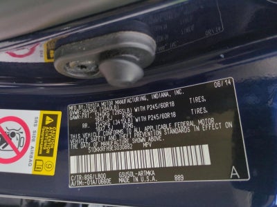 2014 Toyota Highlander FWD 4dr V6 XLE (Natl)