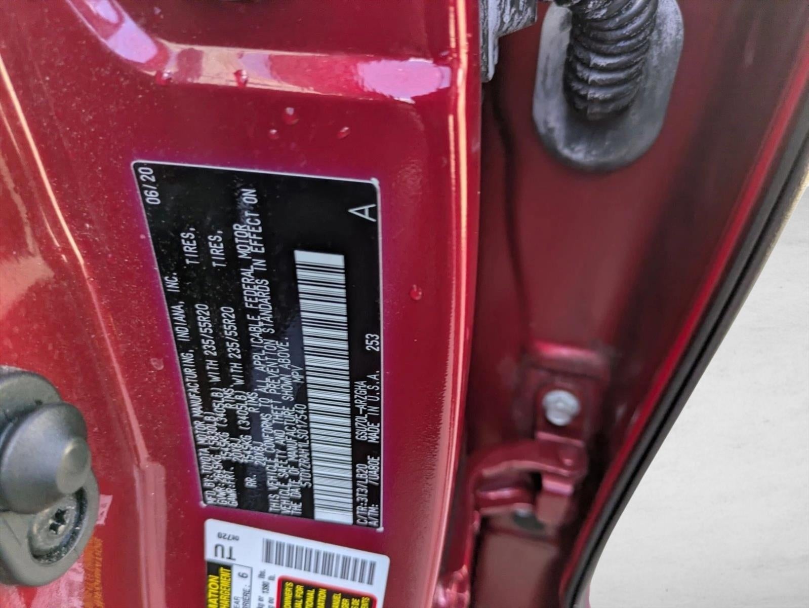 2020 Toyota Highlander Limited FWD (GS)