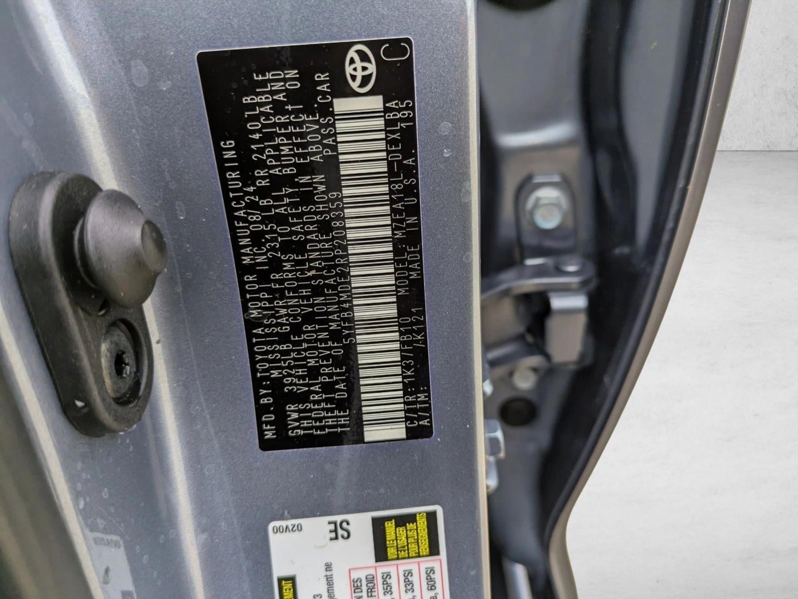 2024 Toyota Corolla LE CVT (Natl)