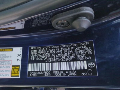 2023 Toyota Corolla LE CVT (Natl)