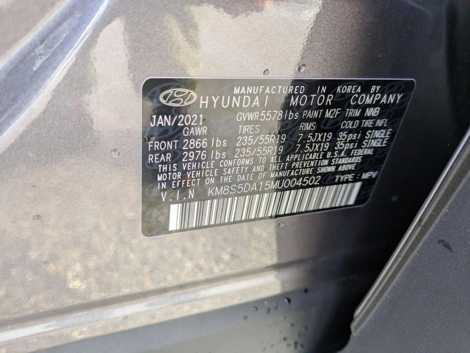 2021 Hyundai SANTA FE Hybrid Limited AWD