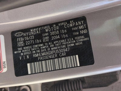 2023 Hyundai ELANTRA SEL IVT