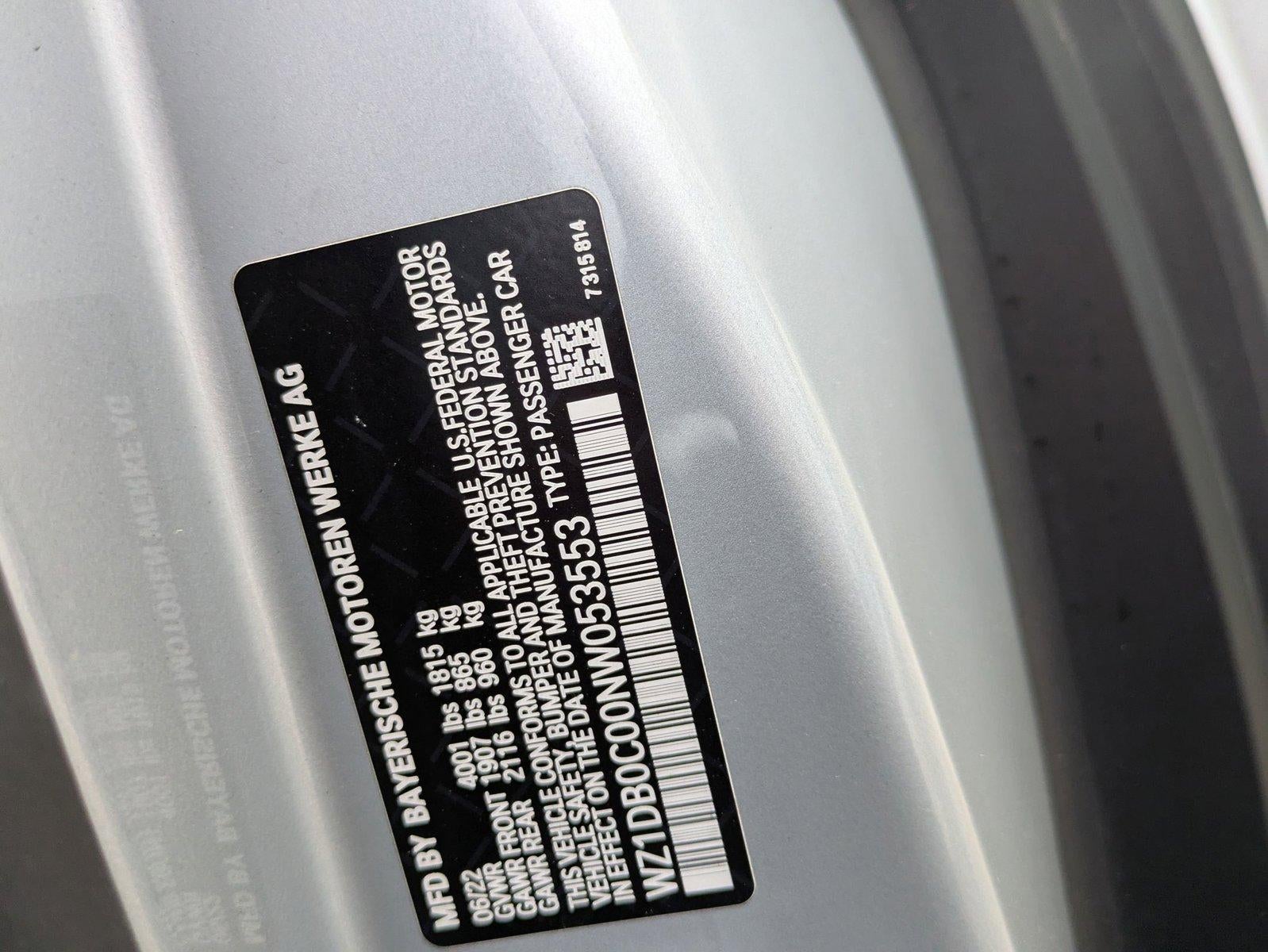 2022 Toyota GR Supra 3.0 Premium Auto (Natl)