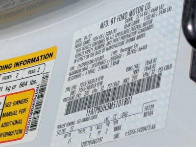 2021 Ford Mustang EcoBoost Premium Convertible