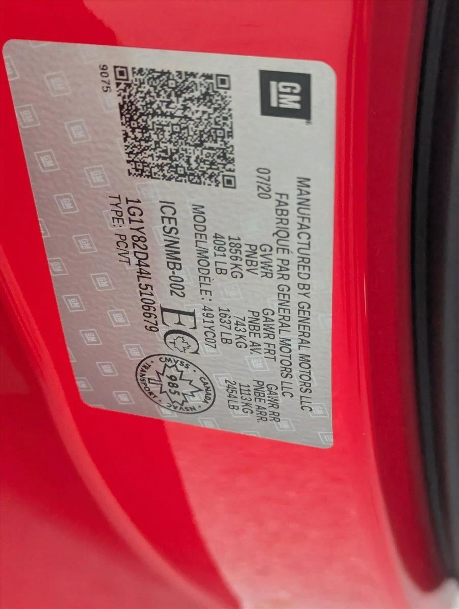 2020 Chevrolet Corvette Stingray Coupe 3LT