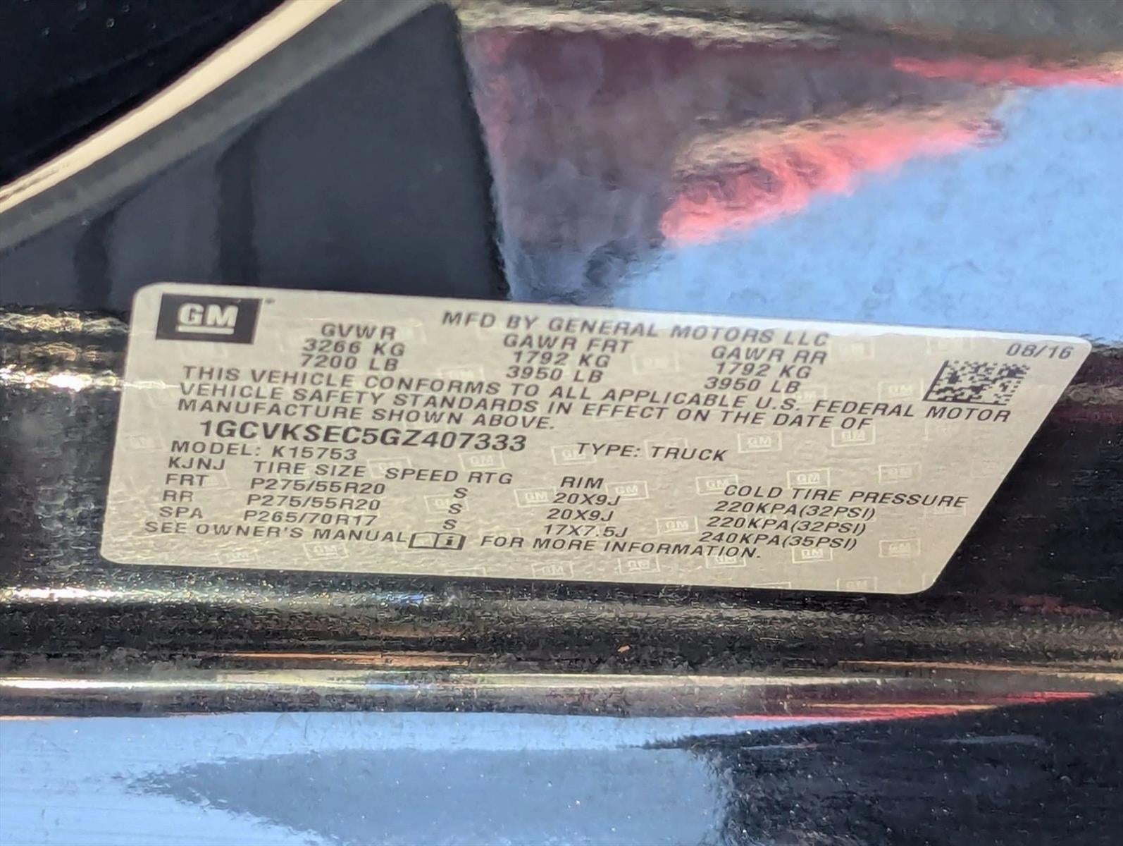 2016 Chevrolet Silverado 1500 Double Cab Standard Box 4-Wheel Drive LTZ Z71