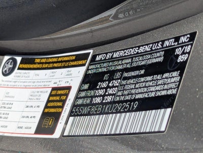 2019 Mercedes-Benz C-Class C 300 4MATIC® Sedan