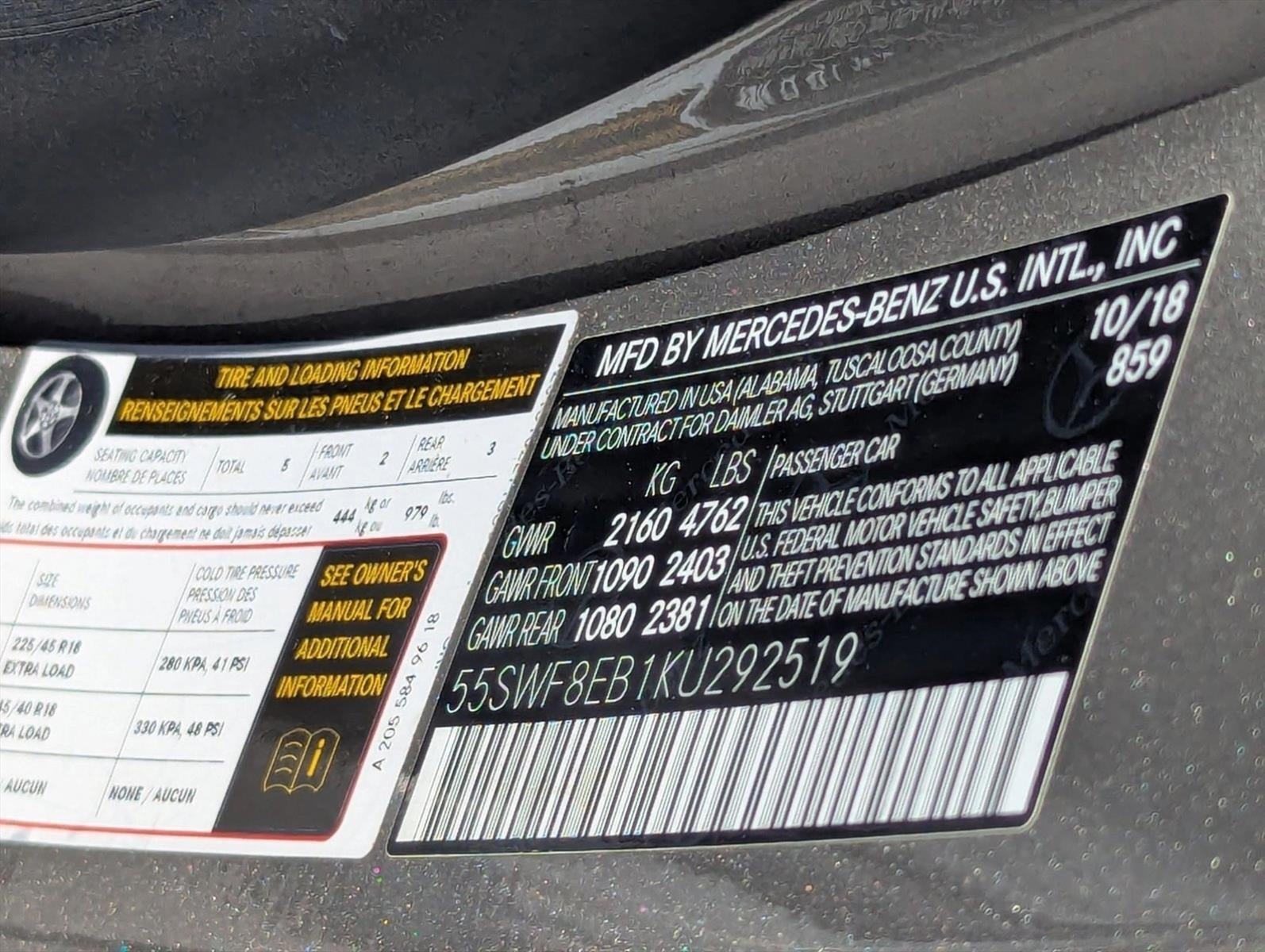 2019 Mercedes-Benz C-Class C 300 4MATIC® Sedan