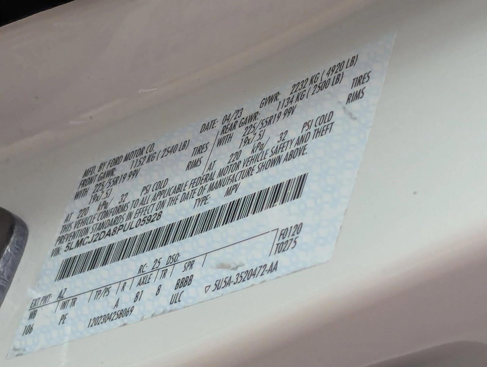 2023 Lincoln Corsair Reserve AWD