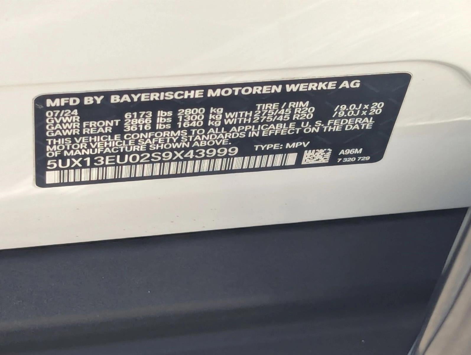 2025 BMW X5 sDrive40i Sports Activity Vehicle