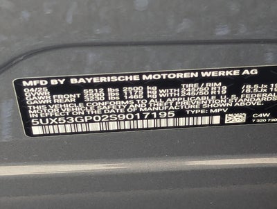 2025 BMW X3 30 xDrive Sports Activity Vehicle