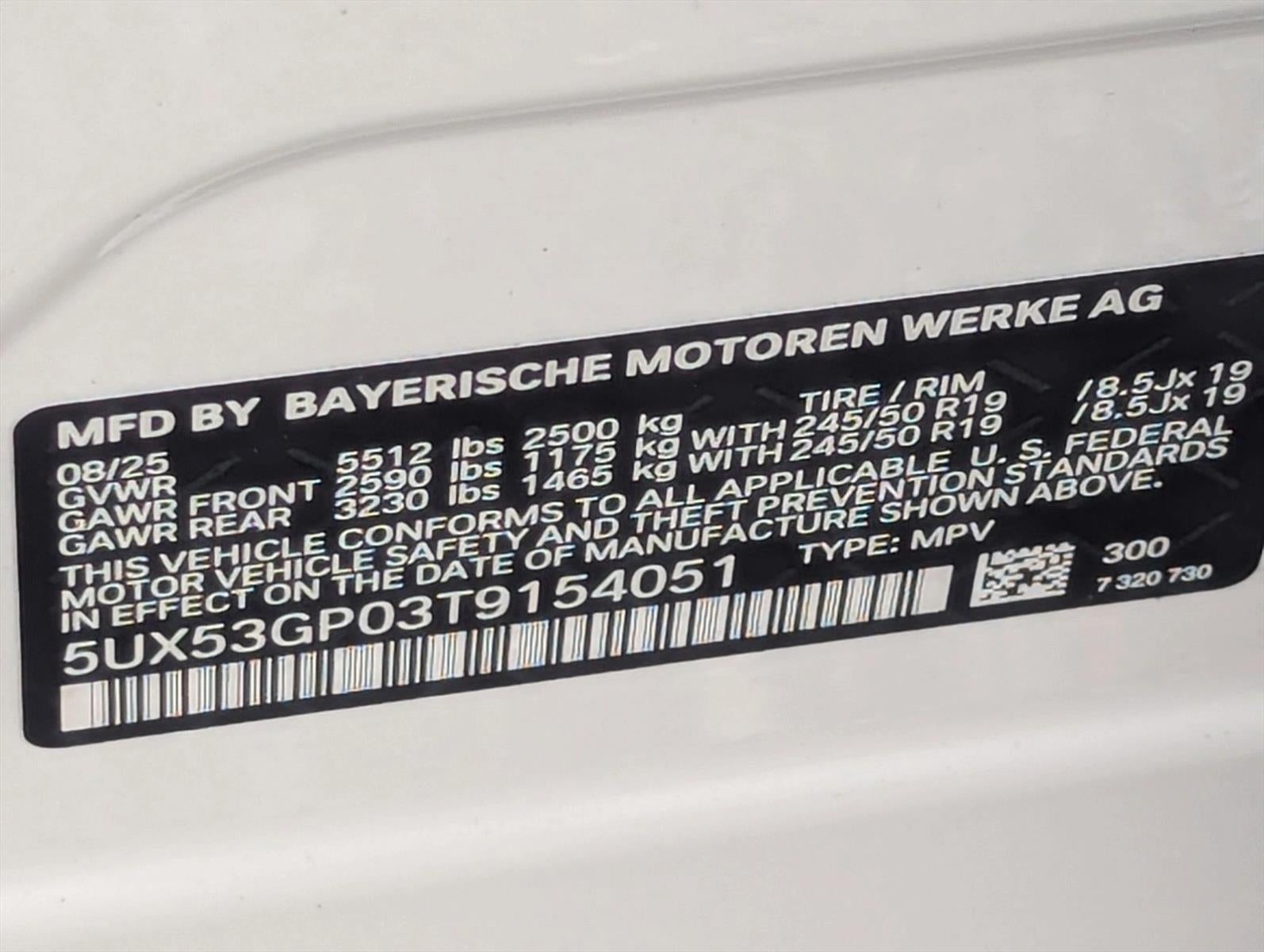 2026 BMW X3 30 xDrive Sports Activity Vehicle