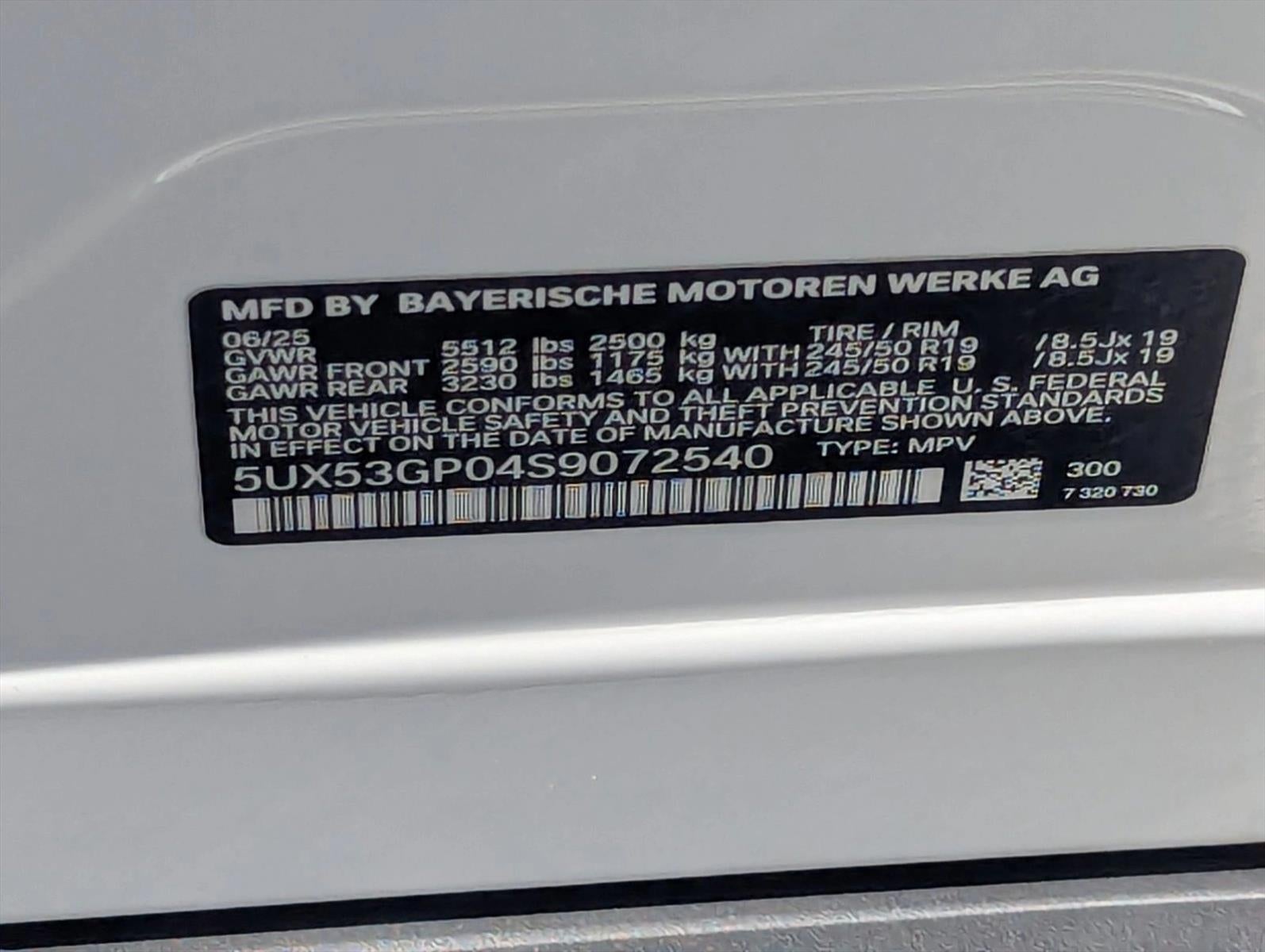 2025 BMW X3 30 xDrive Sports Activity Vehicle