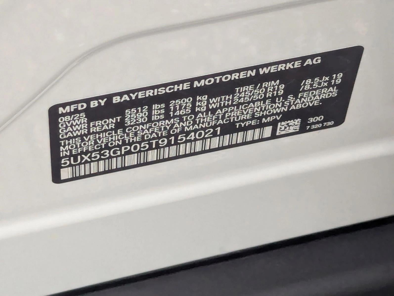 2026 BMW X3 30 xDrive Sports Activity Vehicle