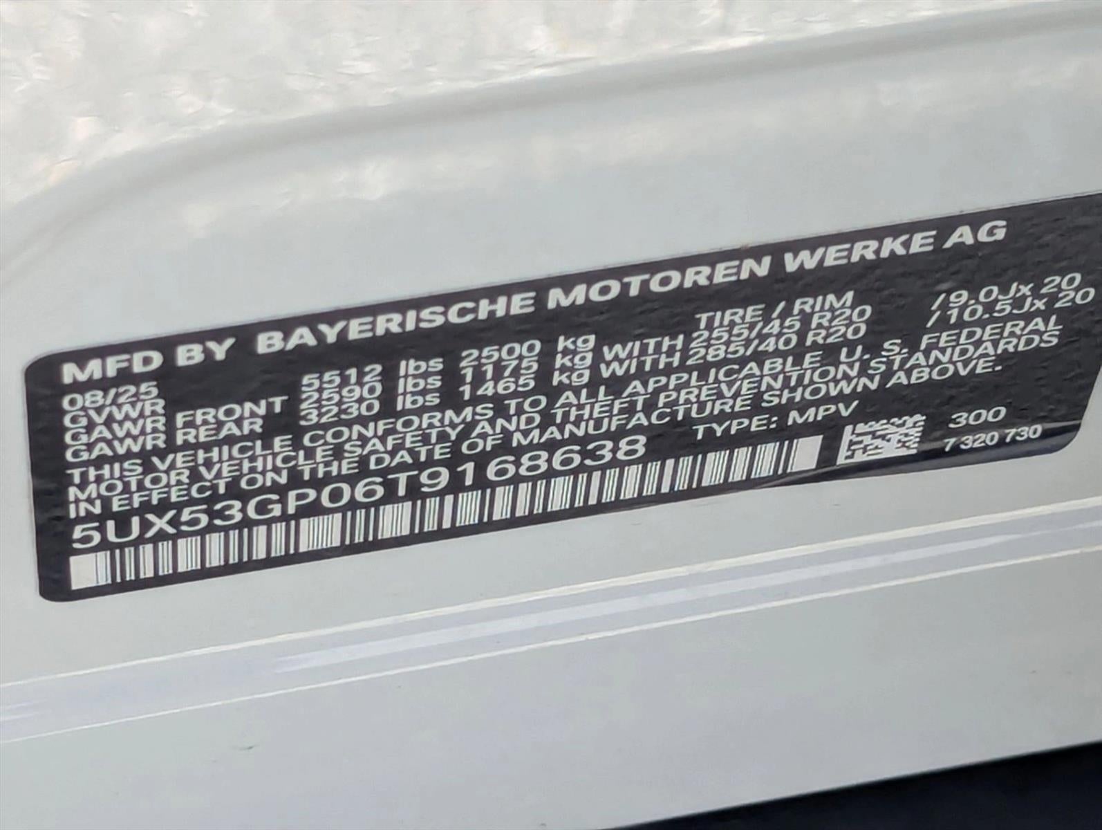 2026 BMW X3 30 xDrive Sports Activity Vehicle