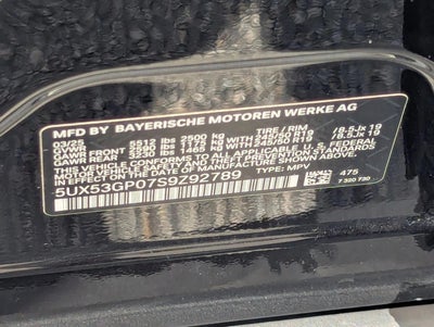 2025 BMW X3 30 xDrive Sports Activity Vehicle