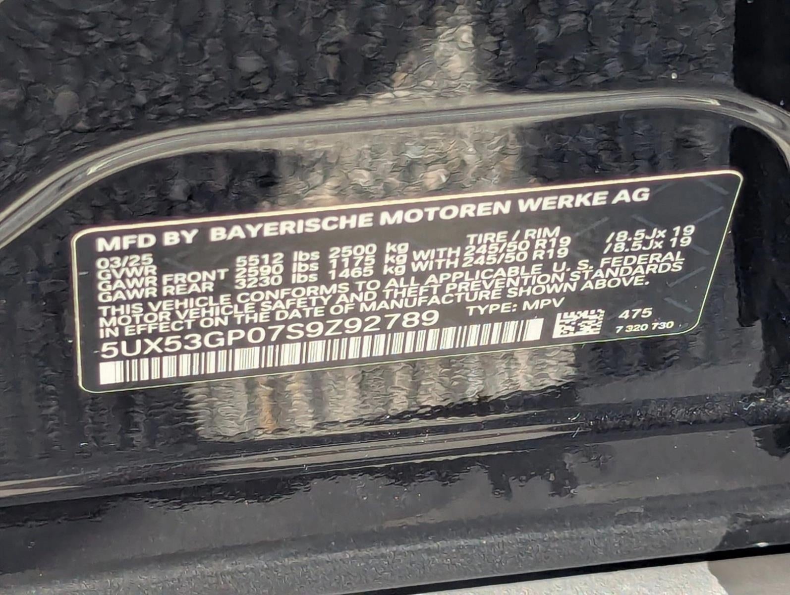 2025 BMW X3 30 xDrive Sports Activity Vehicle