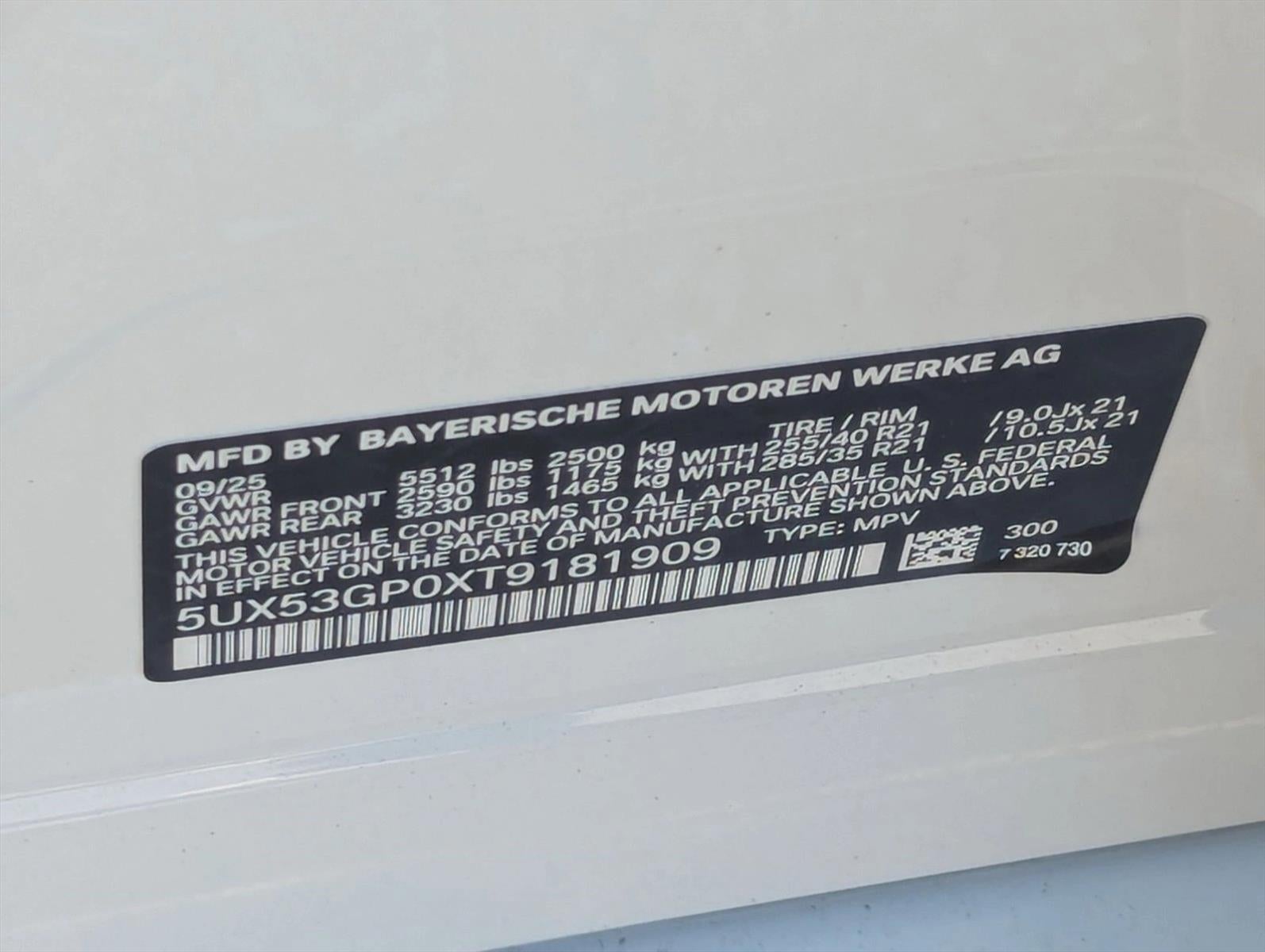 2026 BMW X3 30 xDrive Sports Activity Vehicle
