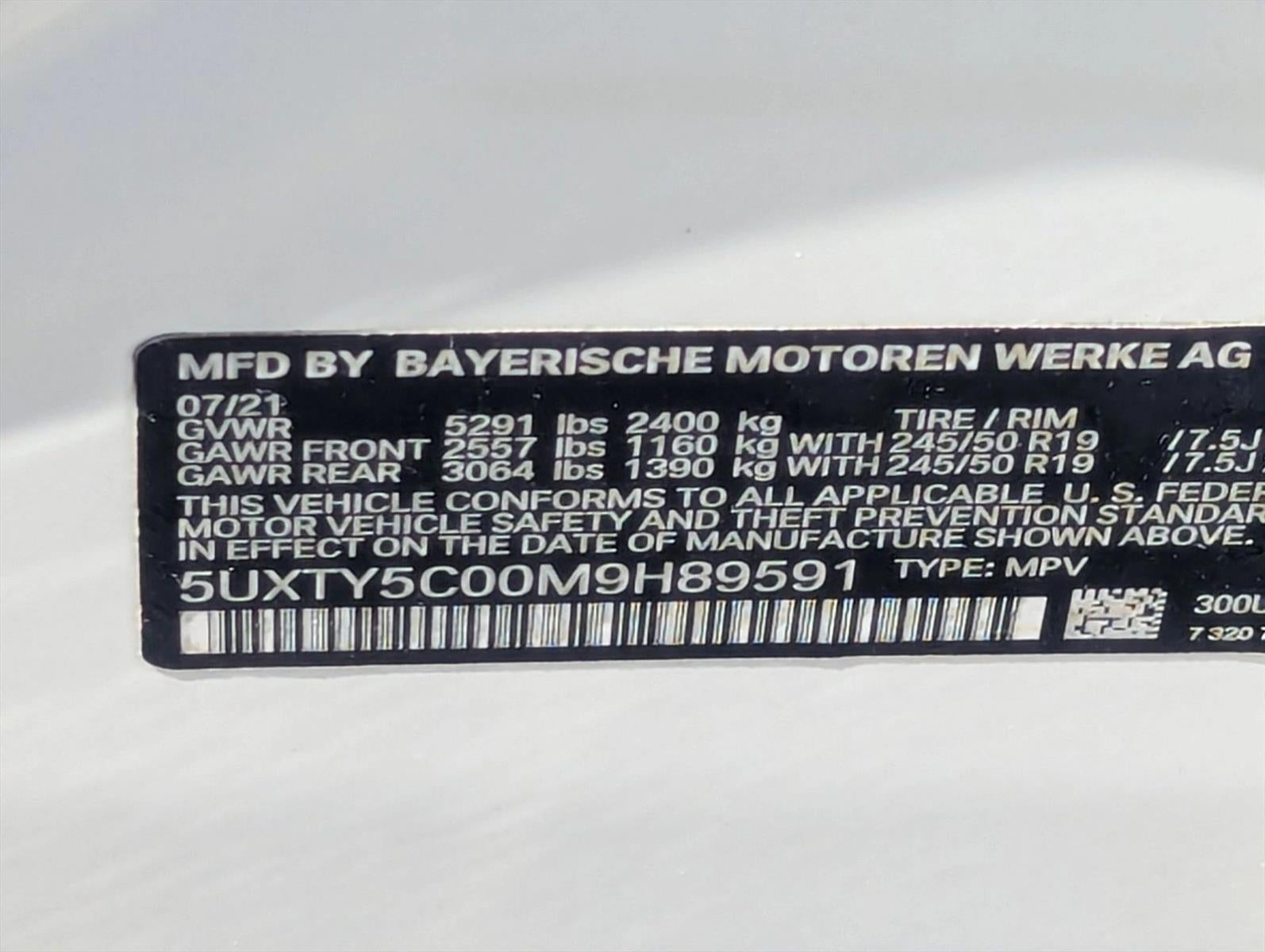 2021 BMW X3 xDrive30i Sports Activity Vehicle