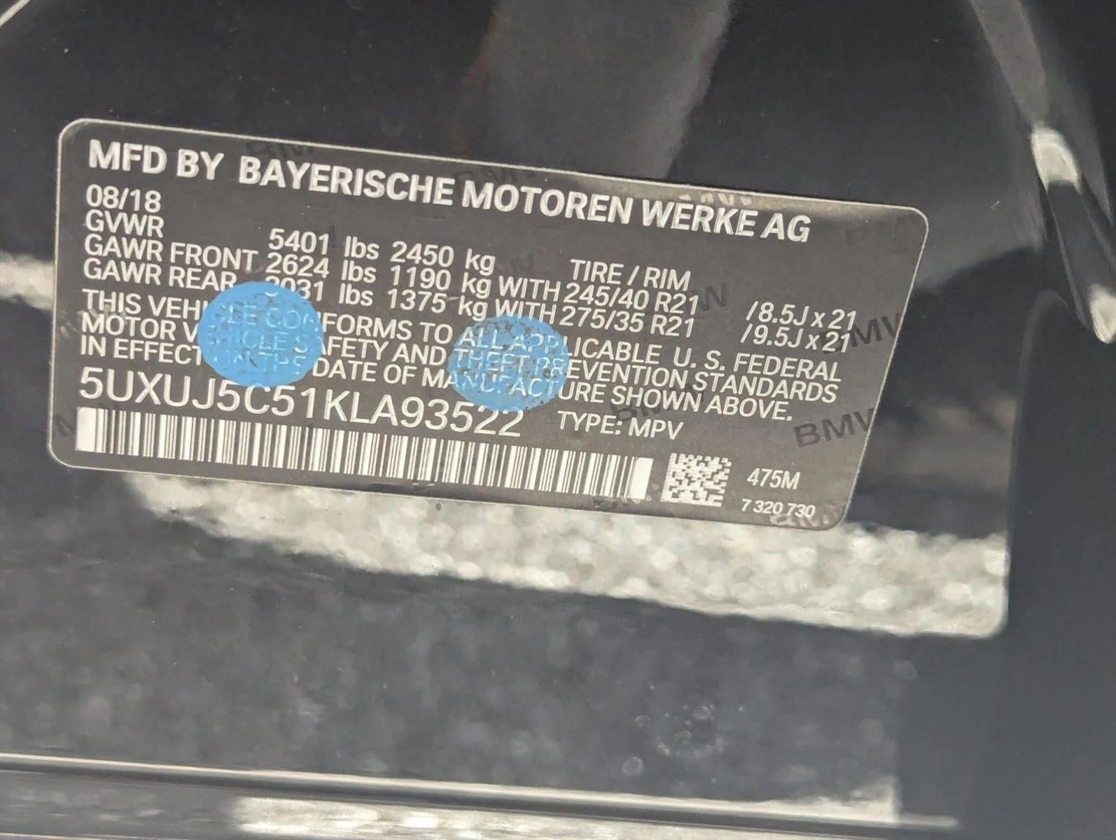 2019 BMW X4 M40i Sports Activity Coupe