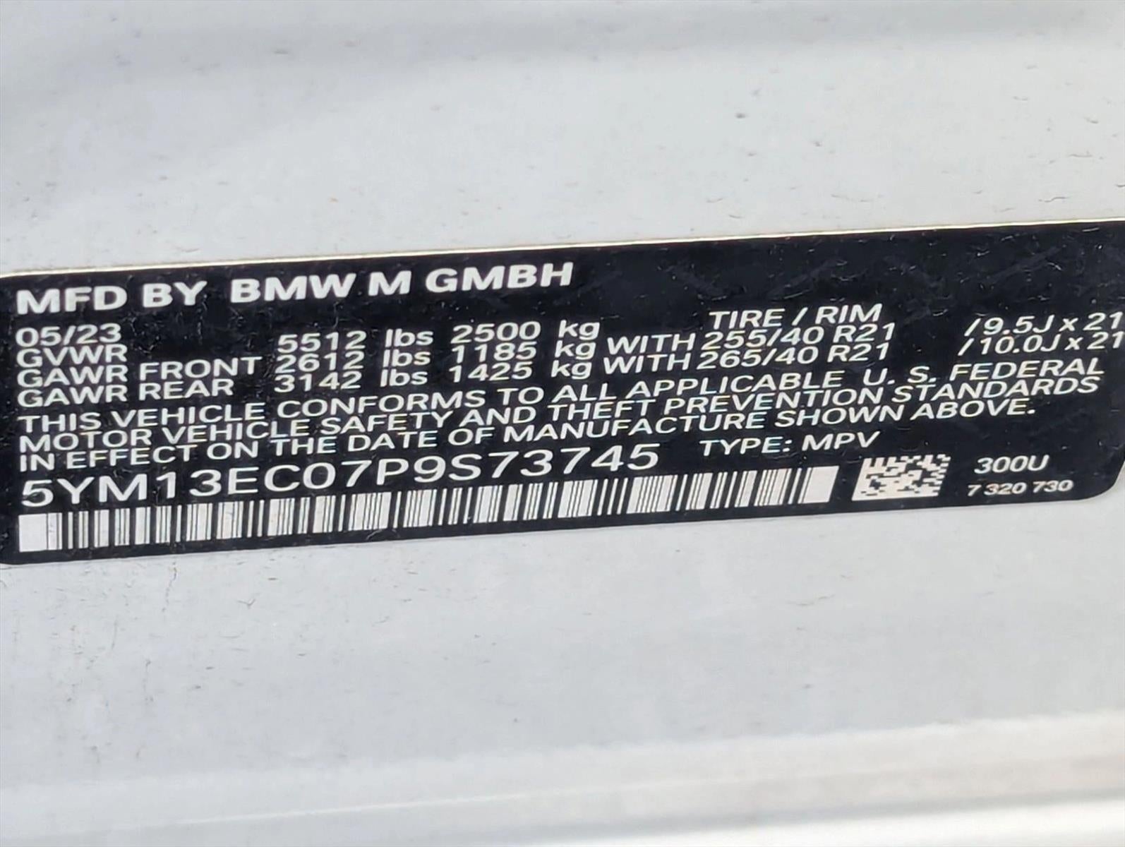 2023 BMW X3 M X3 M Sports Activity Vehicle