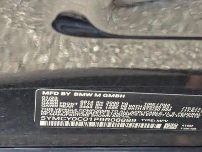 2023 BMW X6 M X6 M Sports Activity Coupe