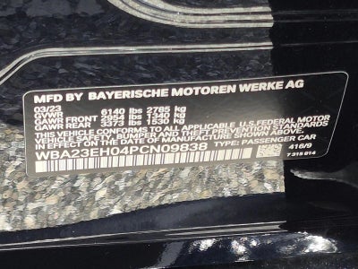 2023 BMW 740i Sedan