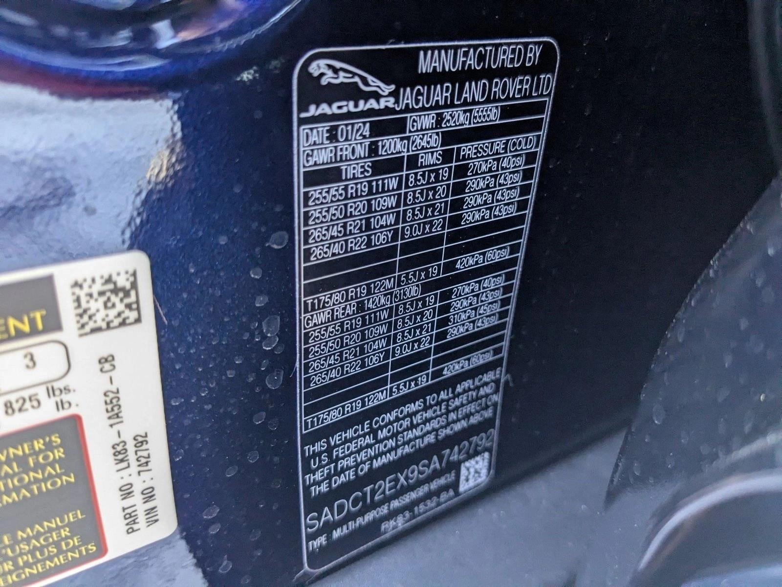 2025 Jaguar F-PACE R-Dynamic S P250 AWD