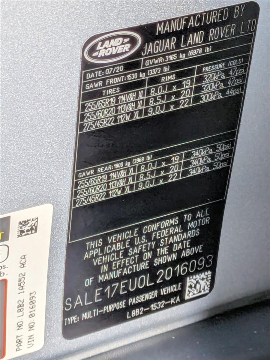 2020 Land Rover Defender 110 First Edition AWD