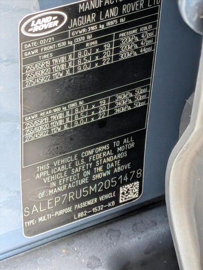 2021 Land Rover Defender 110 SE AWD