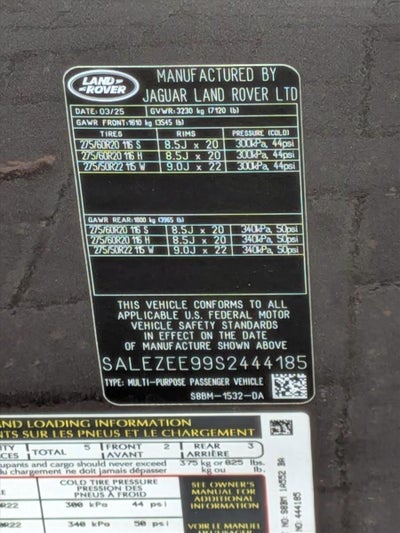 2025 Land Rover Defender 110 P635 OCTA