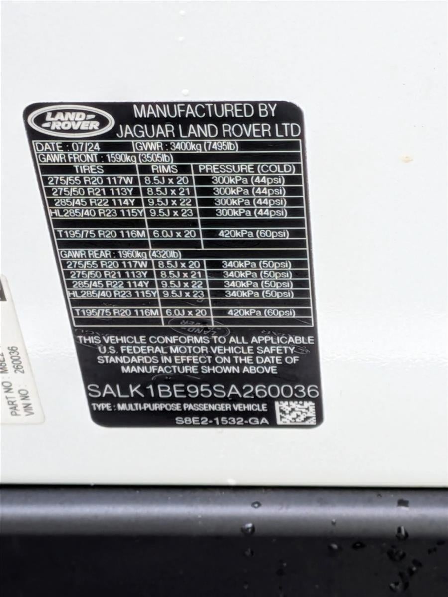 2025 Land Rover Range Rover P530 Autobiography LWB