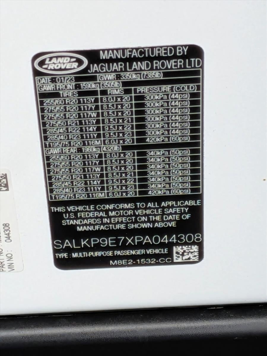 2023 Land Rover Range Rover P530 SE SWB