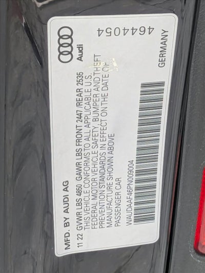 2023 Audi A4 Sedan S line Premium 45 TFSI quattro