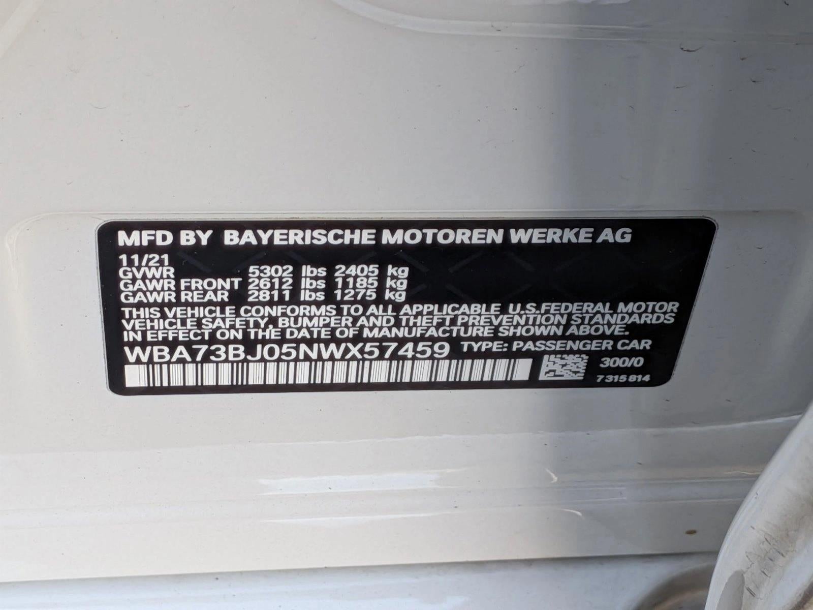 2022 BMW 540i xDrive Sedan