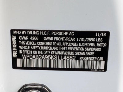 2019 Porsche 911 Carrera GTS Coupe