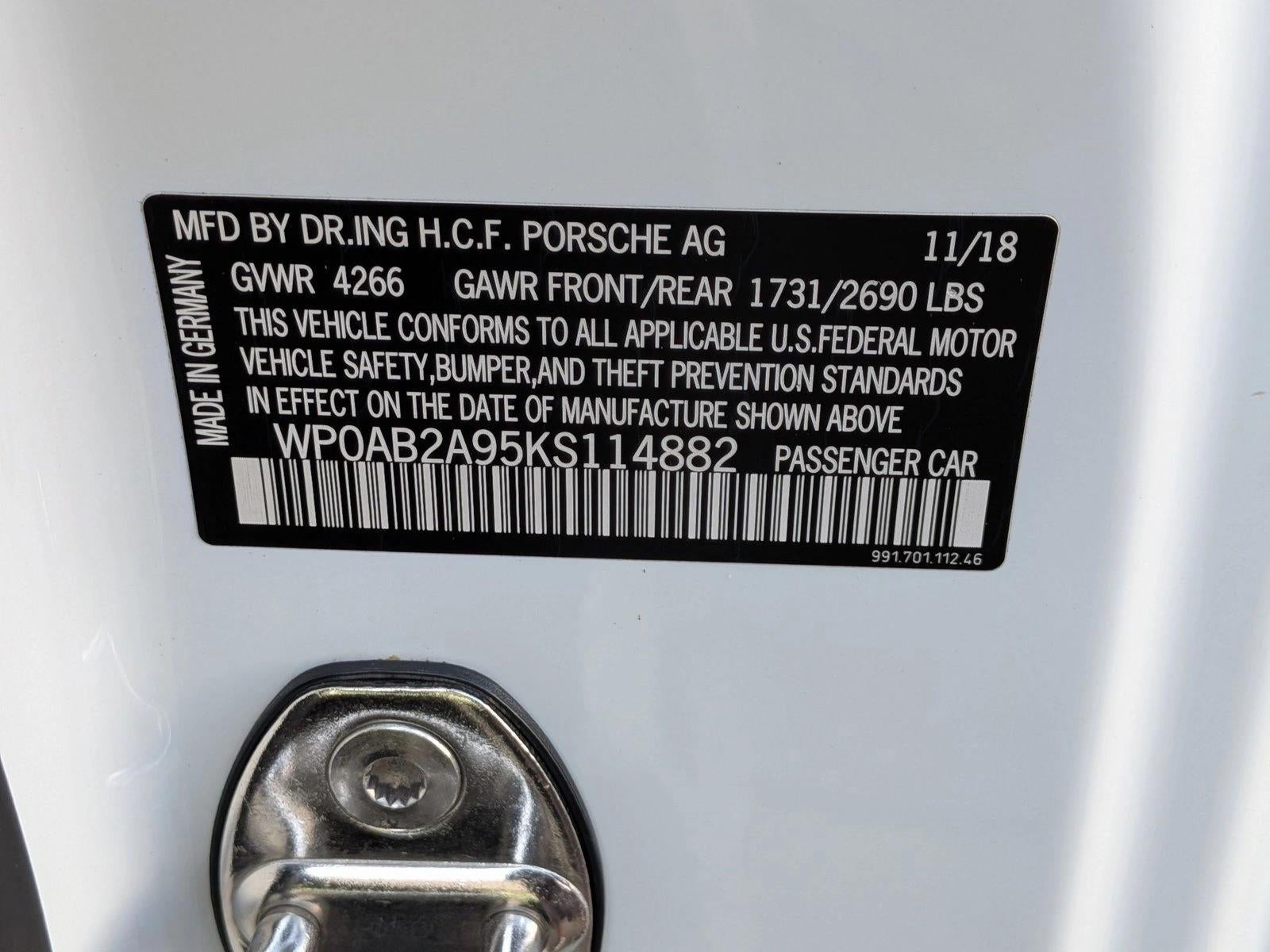 2019 Porsche 911 Carrera GTS Coupe